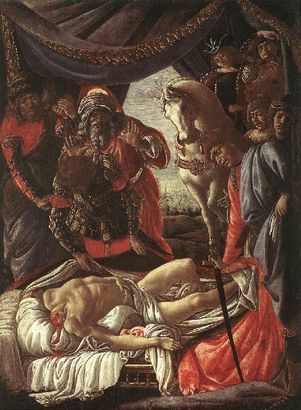 BOTTICELLI, Sandro The Discovery of the Murder of Holophernes bfg Norge oil painting art